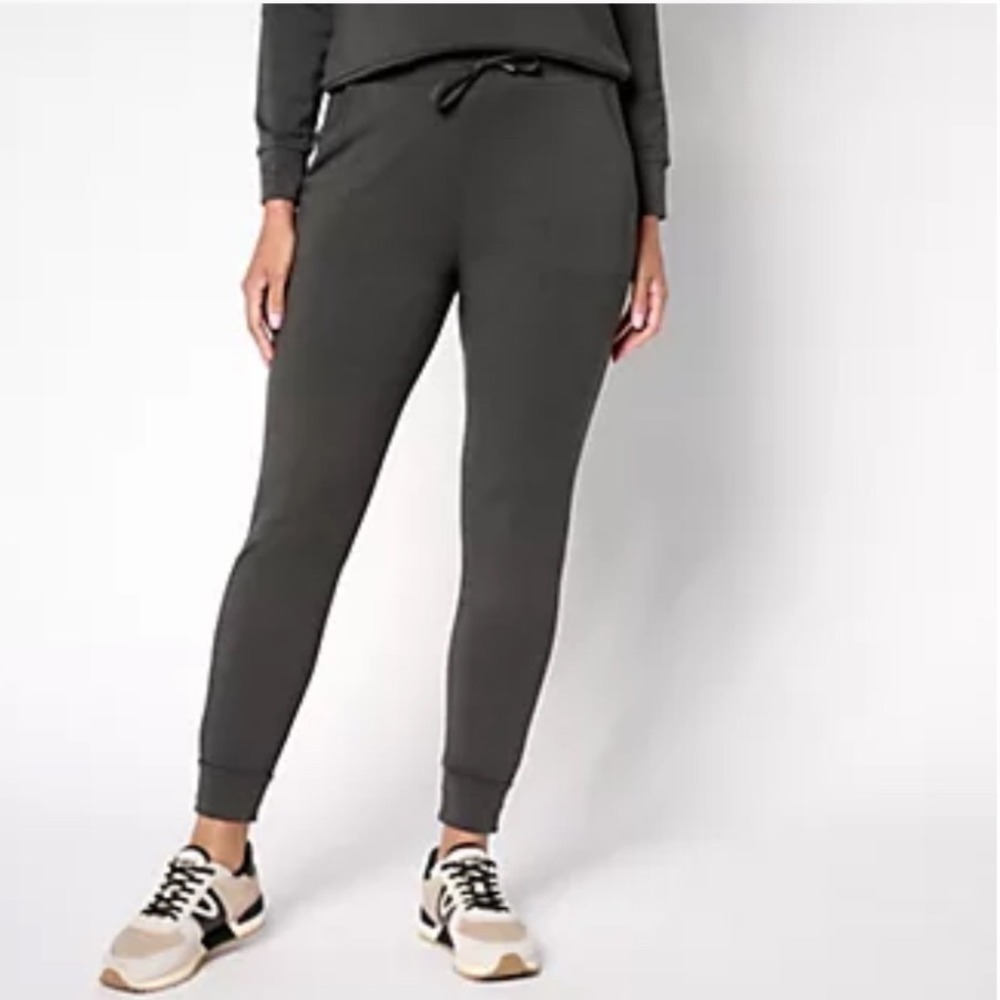 Cozy Earth Bamboo Jogger Pants Charcoal Grey Women Small Lounge Sweatpant‎